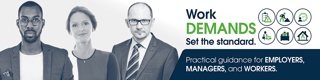 Now Available: Work Demands practical guidance for employers, managers, and workers